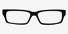 Cad Black AcetateEyeglass Frames from EyeBuyDirect, Front View