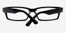 Cad Black AcetateEyeglass Frames from EyeBuyDirect, Closed View
