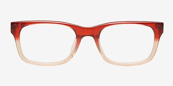 Kacy Red/Clear Acetate Eyeglass Frames