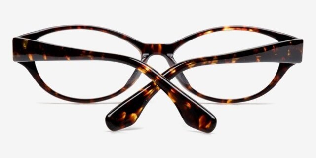 Macy Écailles AcétateMontures de lunettes de vue d'EyeBuyDirect, Vue Rapprochée