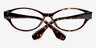Macy Écailles AcétateMontures de lunettes de vue d'EyeBuyDirect, Vue Rapprochée