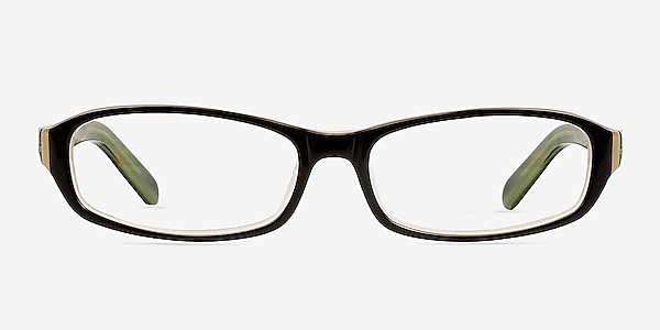 Luga Black/Green Acetate Eyeglass Frames