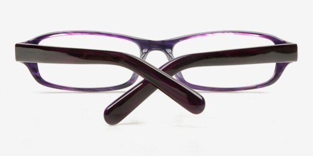 Luga Purple AcetateEyeglass Frames from EyeBuyDirect, Closed View