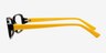 Segezha Black & Yellow AcetateEyeglass Frames from EyeBuyDirect, Side View