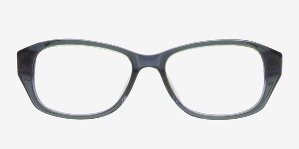 Noyabrsk Green/Purple Acétate Montures de lunettes de vue