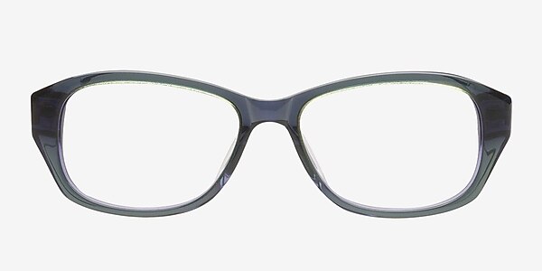Noyabrsk Green/Purple Acetate Eyeglass Frames