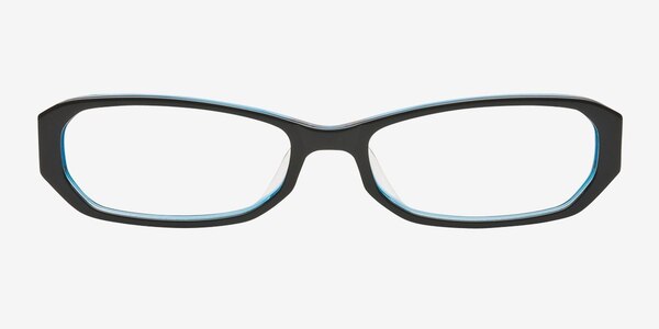 Pavlovsk Black/Blue Acetate Eyeglass Frames