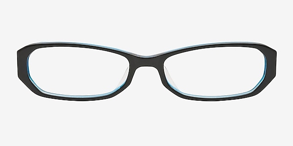 Pavlovsk Black/Blue Acetate Eyeglass Frames