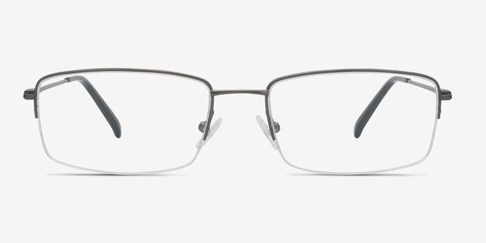 Kanick Gunmetal Titanium Eyeglass Frames from EyeBuyDirect