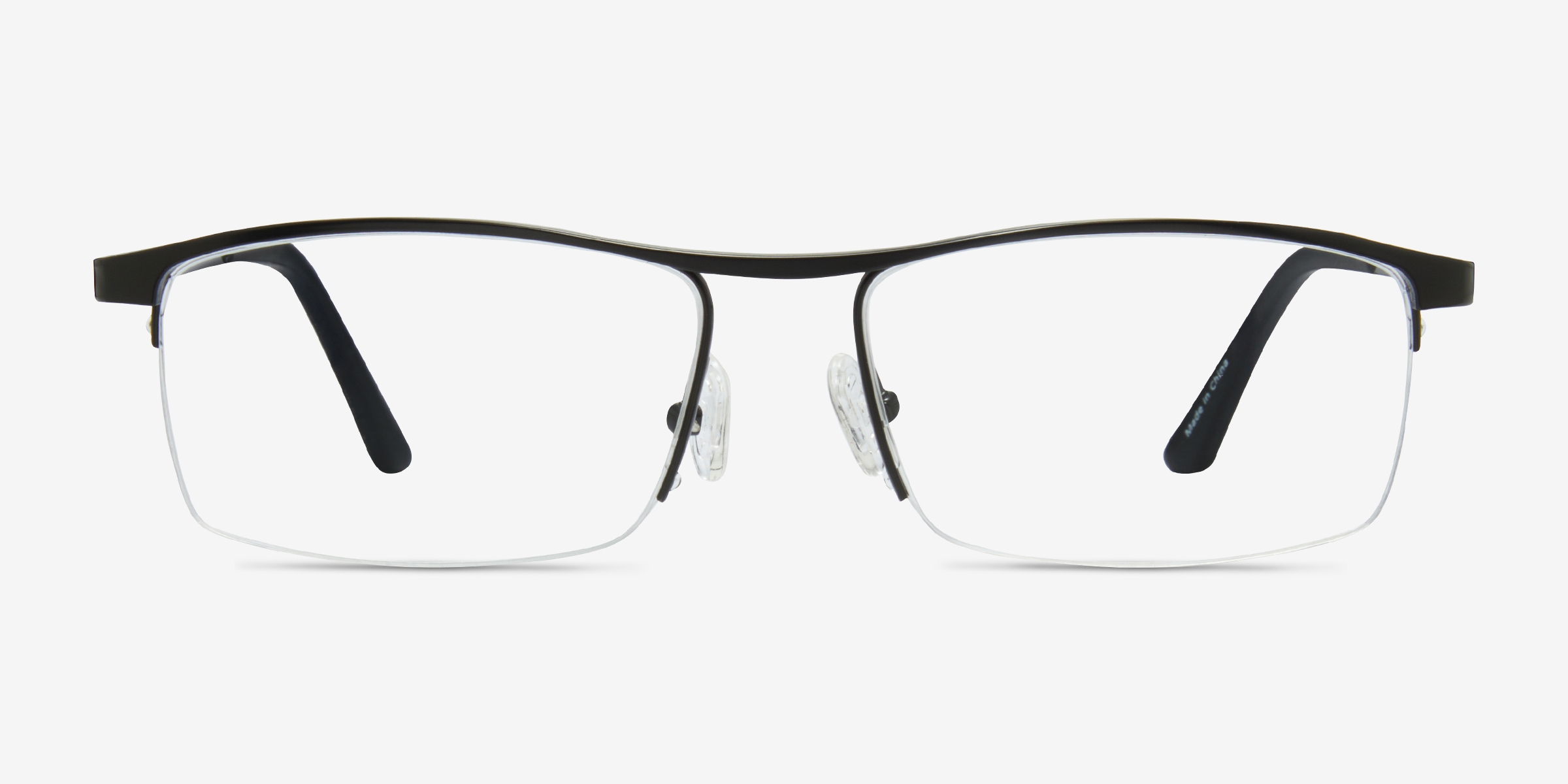 Lake Rectangle Black Glasses for Men | Eyebuydirect Canada