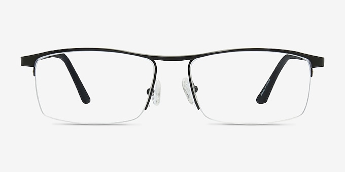 Lake Black Titanium Eyeglass Frames