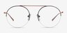 Origin Black TitaniumEyeglass Frames from EyeBuyDirect, Front View