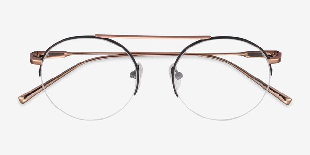 Origin Black TitaniumEyeglass Frames from EyeBuyDirect, Closed View