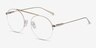 Origin Pink TitaniumEyeglass Frames from EyeBuyDirect, Angle View