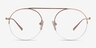 Origin Gold TitaniumEyeglass Frames from EyeBuyDirect, Front View