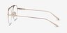 Origin Gold TitaniumEyeglass Frames from EyeBuyDirect, Side View