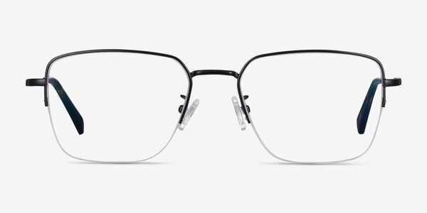 James Rectangle Black Glasses for Men | Eyebuydirect