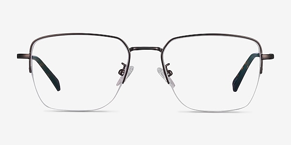 James Gunmetal Titanium Eyeglass Frames