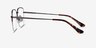 James Gunmetal TitaniumEyeglass Frames from EyeBuyDirect, Side View