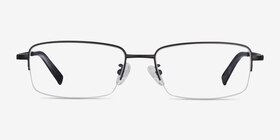 Remington Noir Titanium Montures de lunettes de vue d'EyeBuyDirect, Vue de Face