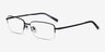 Remington Black TitaniumEyeglass Frames from EyeBuyDirect, Angle View