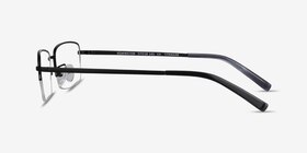 Remington Noir Titanium Montures de lunettes de vue d'EyeBuyDirect, Vue de Côté
