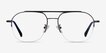 Conrad Black TitaniumEyeglass Frames from EyeBuyDirect, Front View