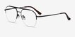 Conrad Black TitaniumEyeglass Frames from EyeBuyDirect, Angle View