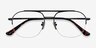 Conrad Black TitaniumEyeglass Frames from EyeBuyDirect, Closed View