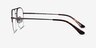 Conrad Gunmetal TitaniumEyeglass Frames from EyeBuyDirect, Side View