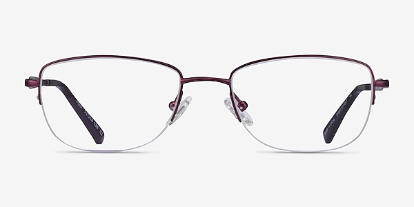 Poly Matte Purple Titanium Eyeglass Frames