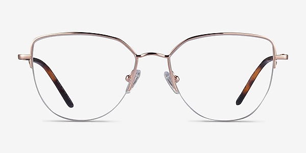 Camilla Rose Gold Titanium Eyeglass Frames