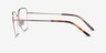 Camilla Rose Gold TitaniumEyeglass Frames from EyeBuyDirect, Side View