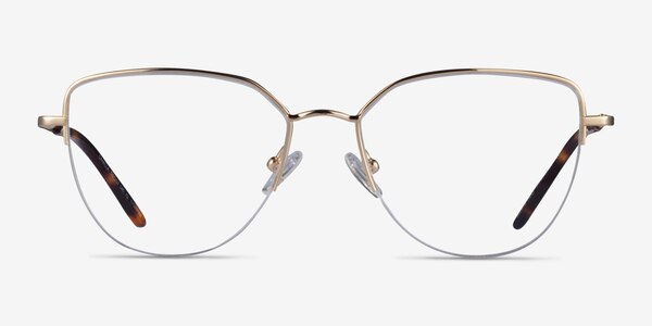 Camilla Gold Titanium Eyeglass Frames