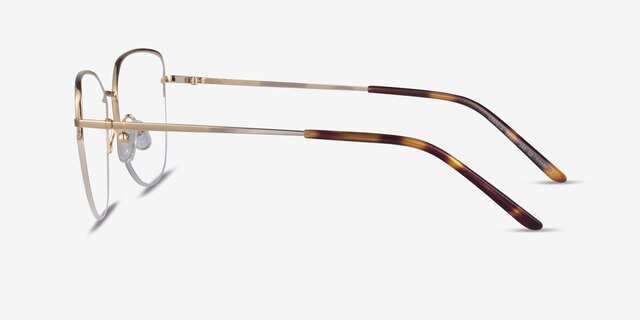 Camilla Gold TitaniumEyeglass Frames from EyeBuyDirect, Side View