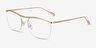 Zylo Gold TitaniumEyeglass Frames from EyeBuyDirect, Angle View