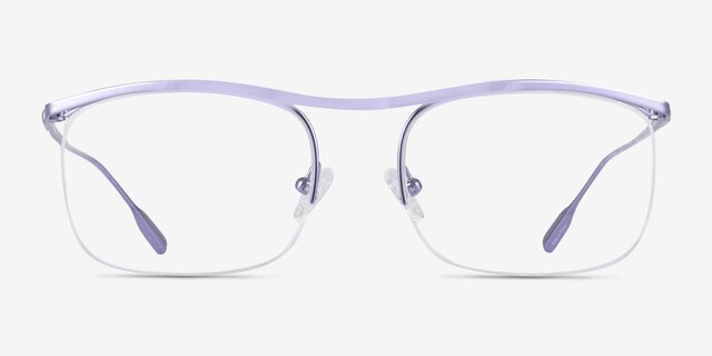 Zylo Purple TitaniumEyeglass Frames from EyeBuyDirect, Front View