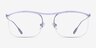 Zylo Purple TitaniumEyeglass Frames from EyeBuyDirect, Front View