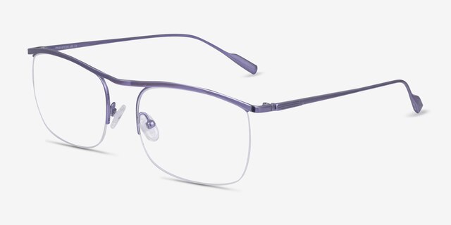 Zylo Purple TitaniumEyeglass Frames from EyeBuyDirect, Angle View