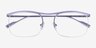 Zylo Purple TitaniumEyeglass Frames from EyeBuyDirect, Closed View