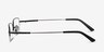 Penticton Black MetalEyeglass Frames from EyeBuyDirect, Side View