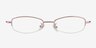 Kharabali PinkEyeglass Frames from EyeBuyDirect, Front View