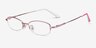 Kharabali PinkEyeglass Frames from EyeBuyDirect, Angle View