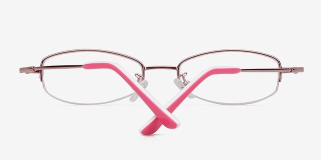 Kharabali PinkEyeglass Frames from EyeBuyDirect, Closed View