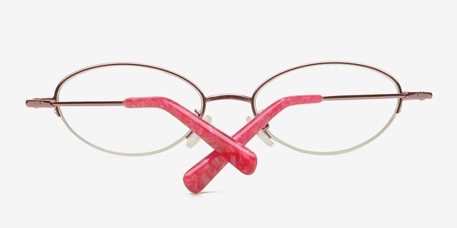 Zima PinkEyeglass Frames from EyeBuyDirect, Closed View