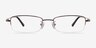 Penticton Gray MetalEyeglass Frames from EyeBuyDirect, Front View