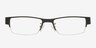 Makaryev Black MetalEyeglass Frames from EyeBuyDirect, Front View