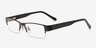 Makaryev Black MetalEyeglass Frames from EyeBuyDirect, Angle View