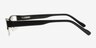 Makaryev Black MetalEyeglass Frames from EyeBuyDirect, Side View