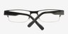 Makaryev Black MetalEyeglass Frames from EyeBuyDirect, Closed View